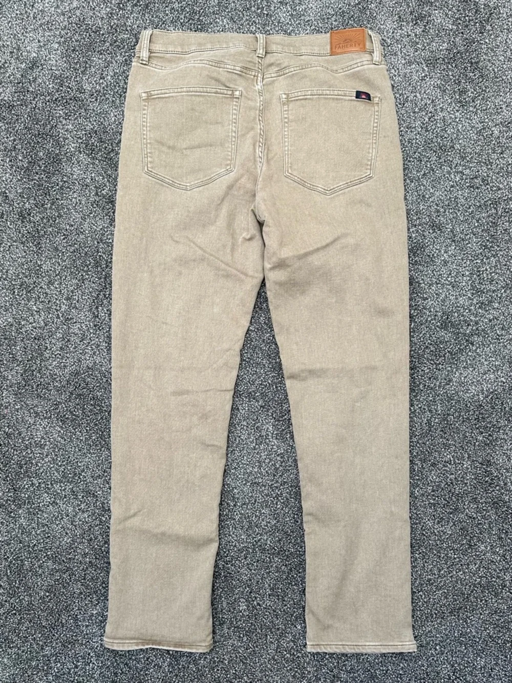 Faherty Men's Tan Chino Pants